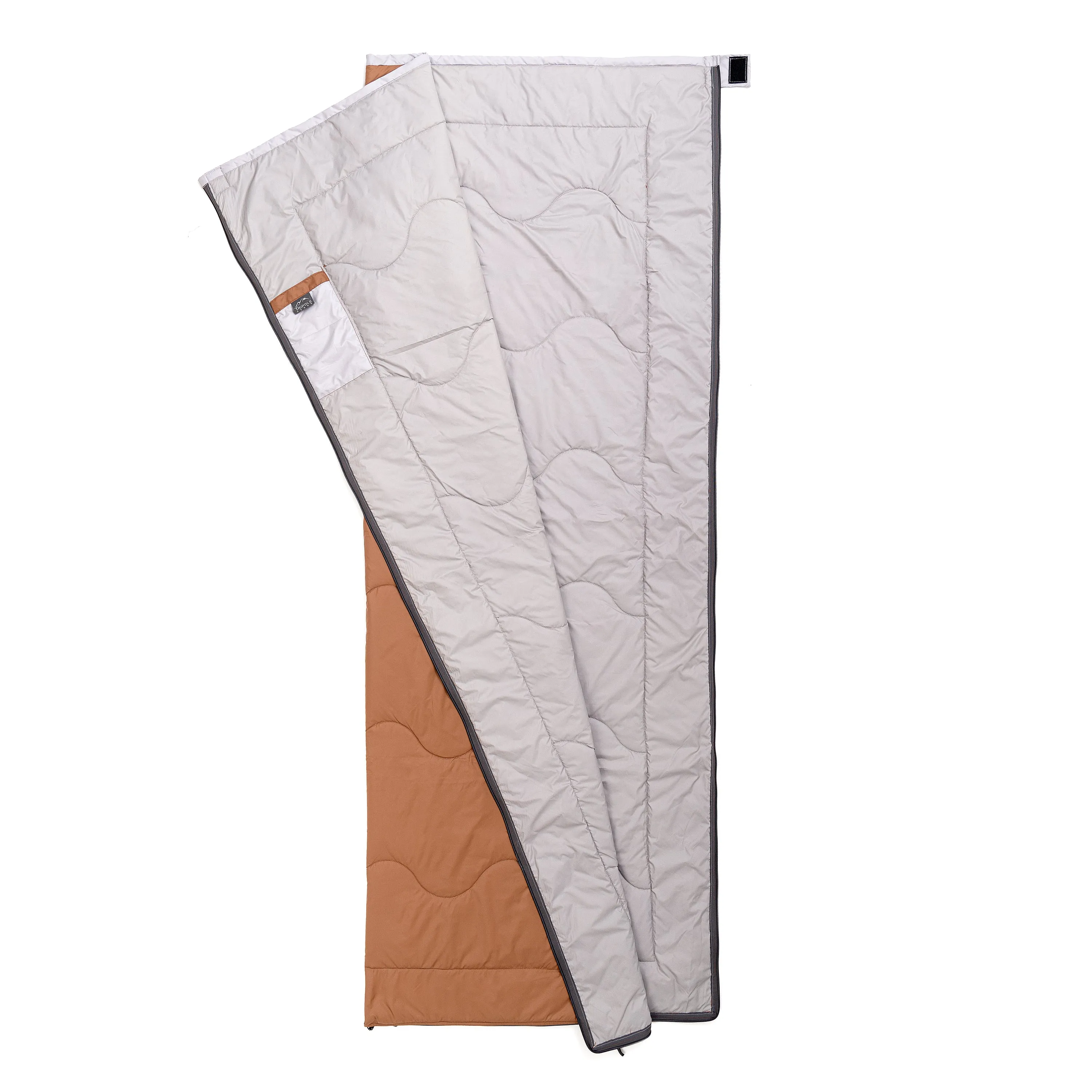 Tripole Camp Series Lightweight Sleeping Bag for Summer Camping and Hiking (Brown)
