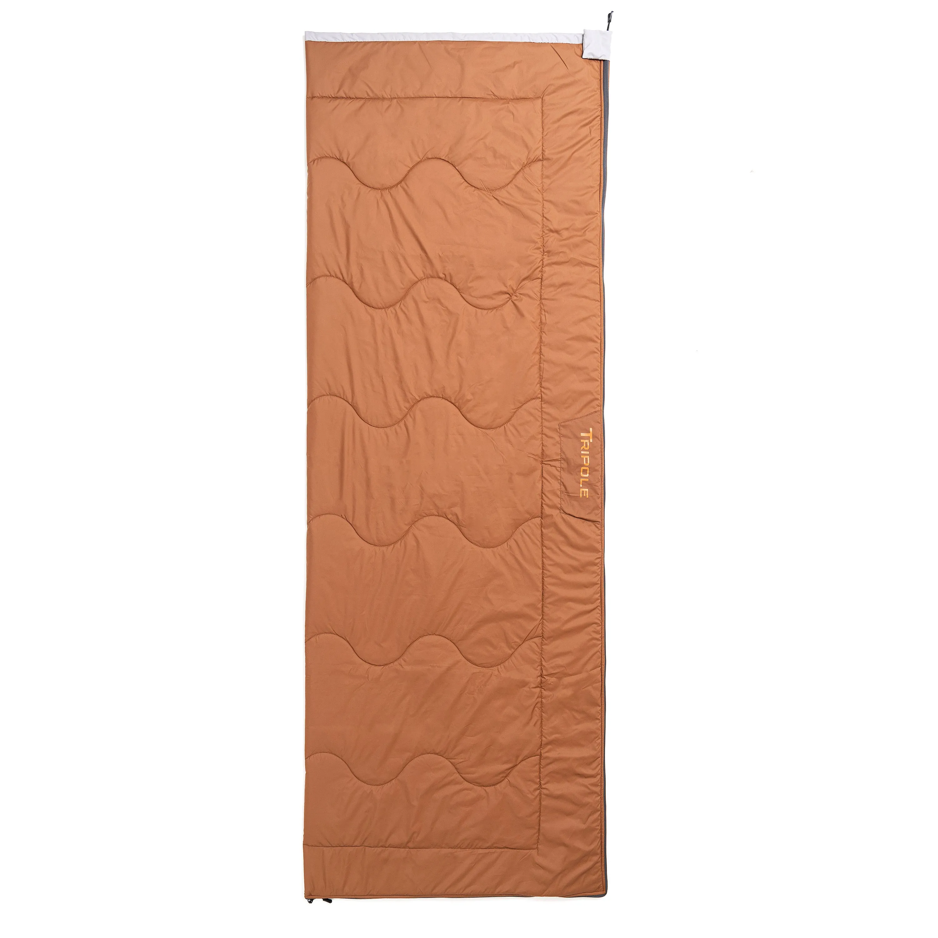 Tripole Camp Series Lightweight Sleeping Bag for Summer Camping and Hiking (Brown)