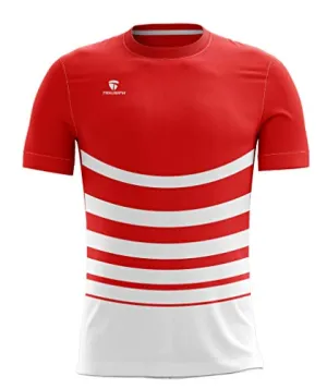 Triumph Men's Football Jersey for Men & Boys Football Clothing Sportswear White Size L