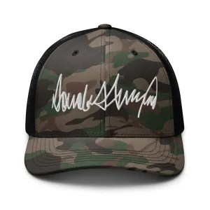 Trump Meme - Fight Fight Fight - Camouflage trucker hat