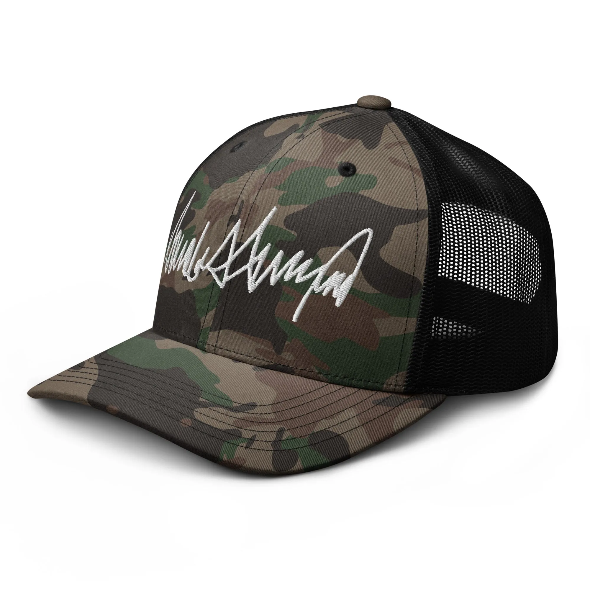 Trump Meme - Fight Fight Fight - Camouflage trucker hat