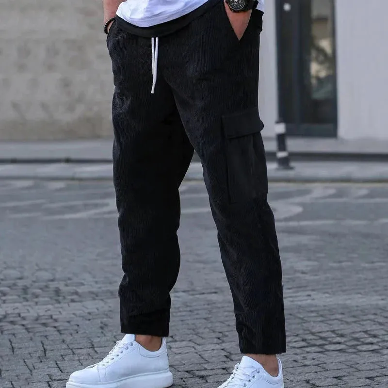 UrbanEdge Retro Multi-Pocket Jogginghosen