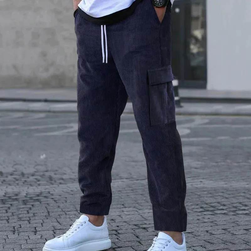 UrbanEdge Retro Multi-Pocket Jogginghosen
