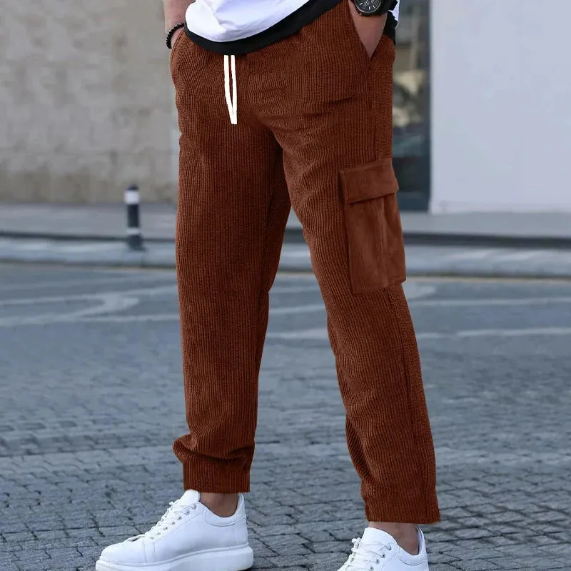 UrbanEdge Retro Multi-Pocket Jogginghosen