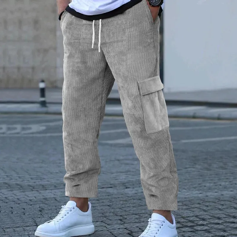 UrbanEdge Retro Multi-Pocket Jogginghosen