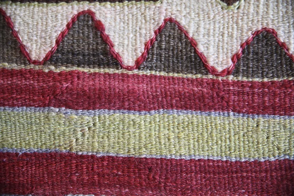 Vintage Anatolian Kilim 5ftx6.6ft