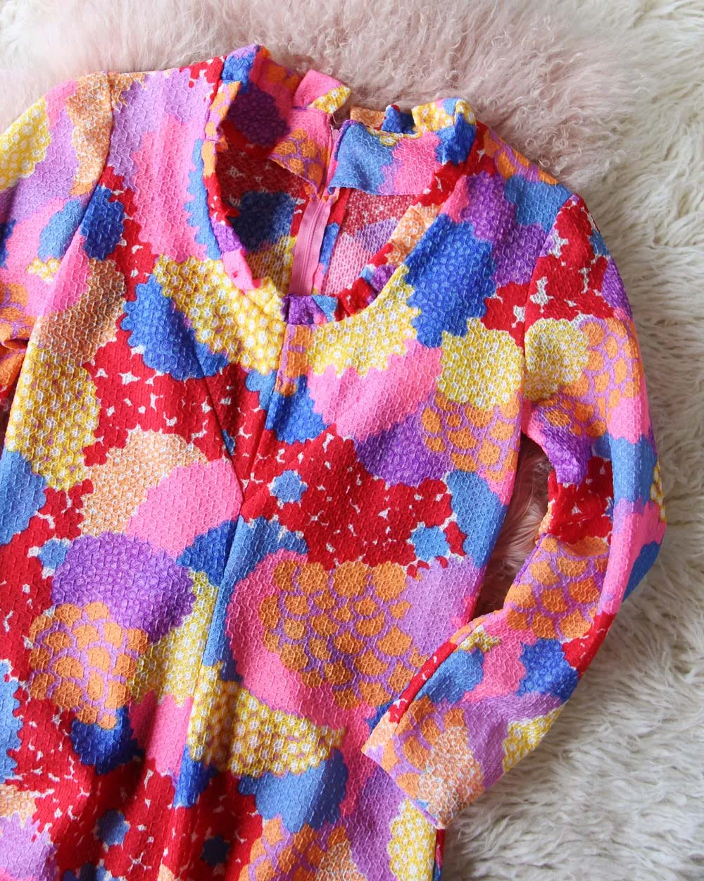 Vintage Floral Maxi Dress
