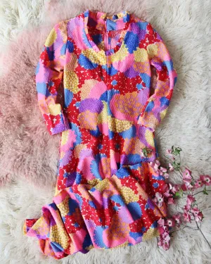 Vintage Floral Maxi Dress