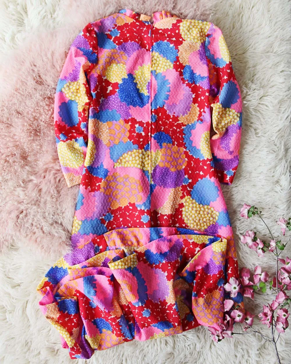 Vintage Floral Maxi Dress