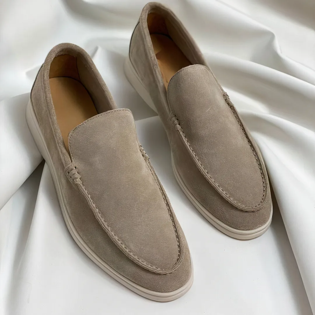 Vintage Suede Loafers Men - Mocassins Heren
