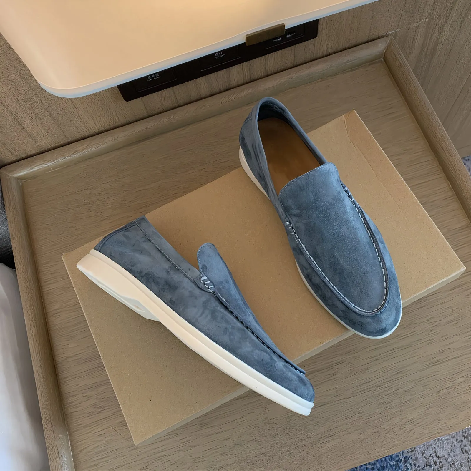 Vintage Suede Loafers Men - Mocassins Heren