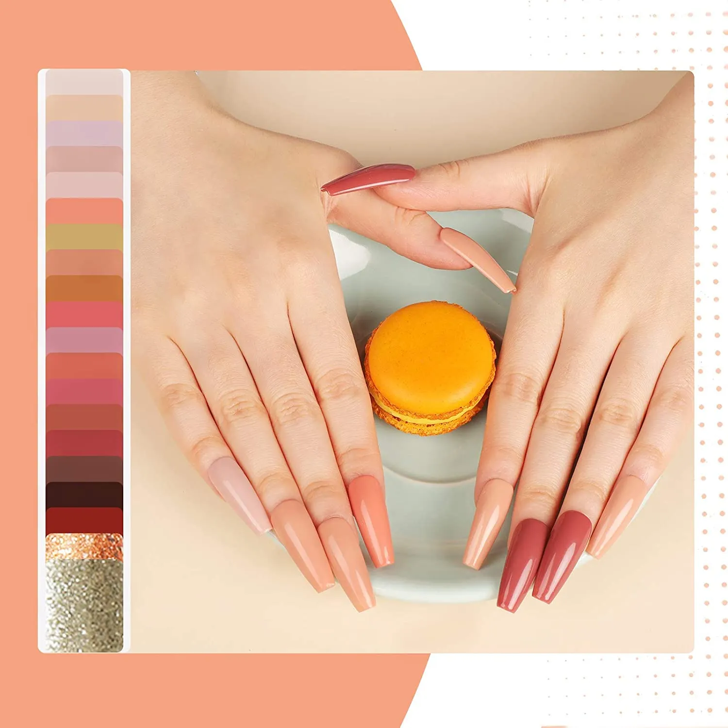 Warm Spice Gel Collection Nail Polish - 20 Colors