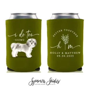 Wedding Can Cooler #23FR - Full Color - I Do Too