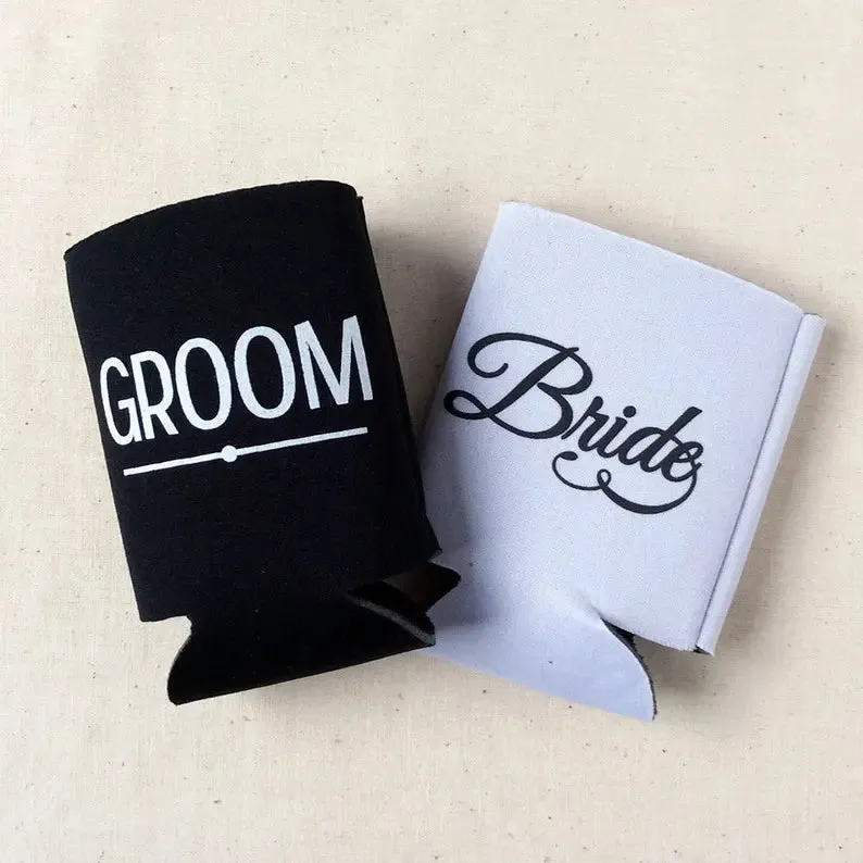 Wedding Can Cooler #23FR - Full Color - I Do Too