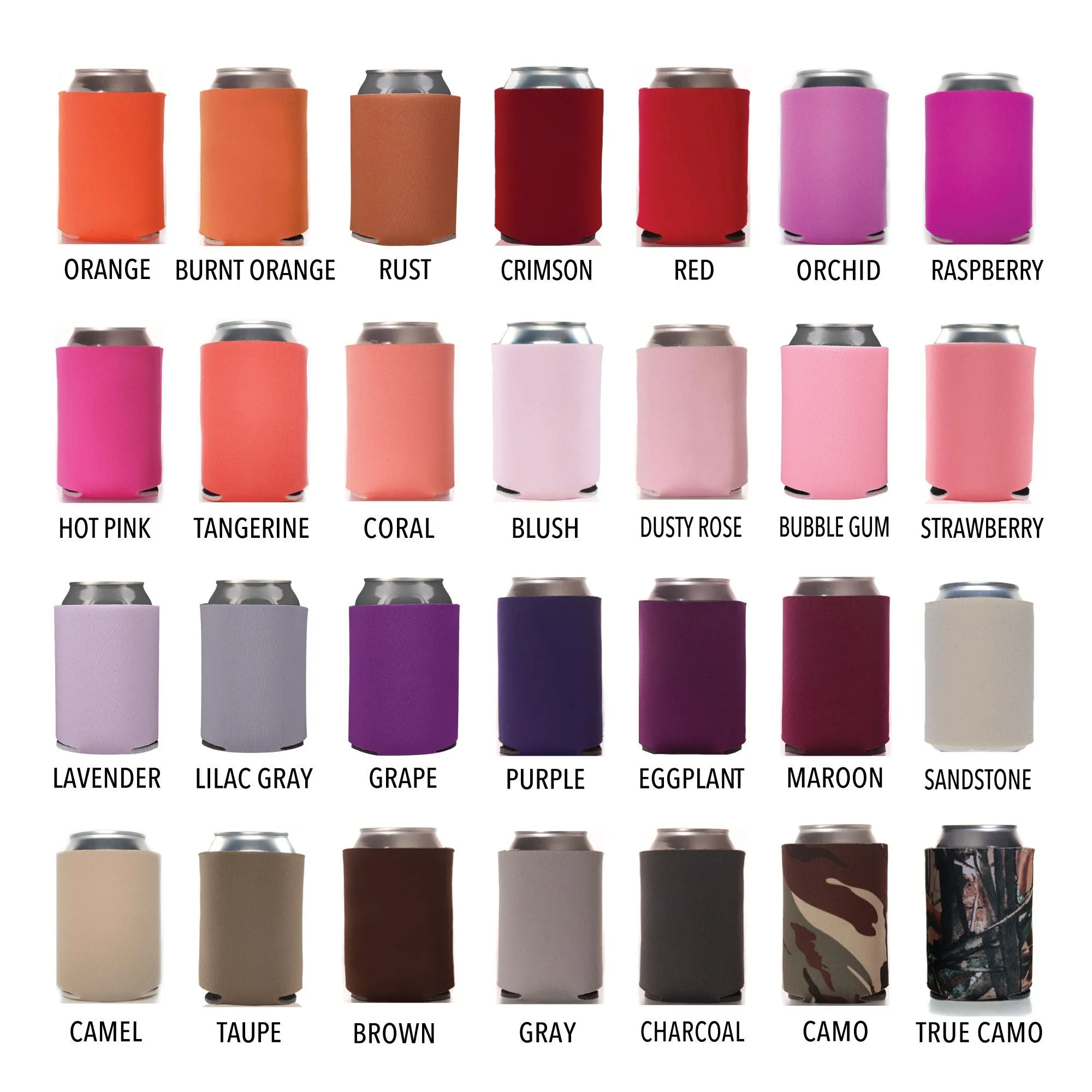 Wedding Can Cooler #23FR - Full Color - I Do Too