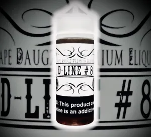 White Label: "D-Line #8" 120ml Warm Vanilla Custard