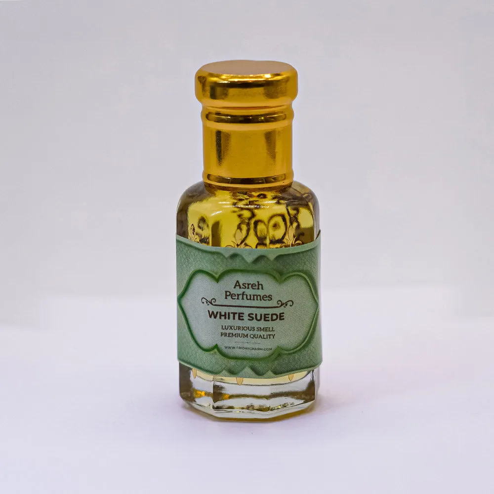 White Suede, Fancy Bouquet & Y.EDP 12ml each, pack of 3 - Asreh Premium Quality Attar
