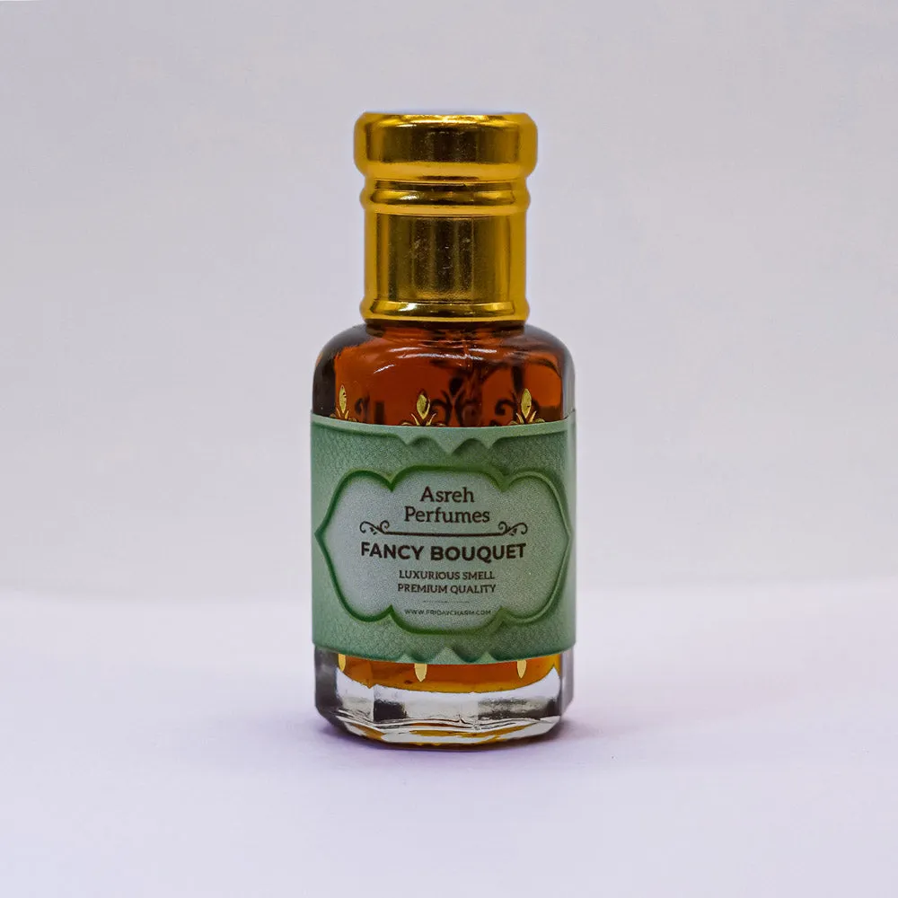 White Suede, Fancy Bouquet & Y.EDP 12ml each, pack of 3 - Asreh Premium Quality Attar