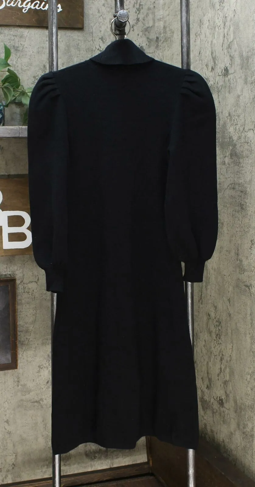Who What Wear Women's Puff Long Sleeve High Neck Sweater Dress