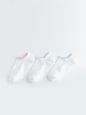 Women's Flat Booties Socks 3 Pack