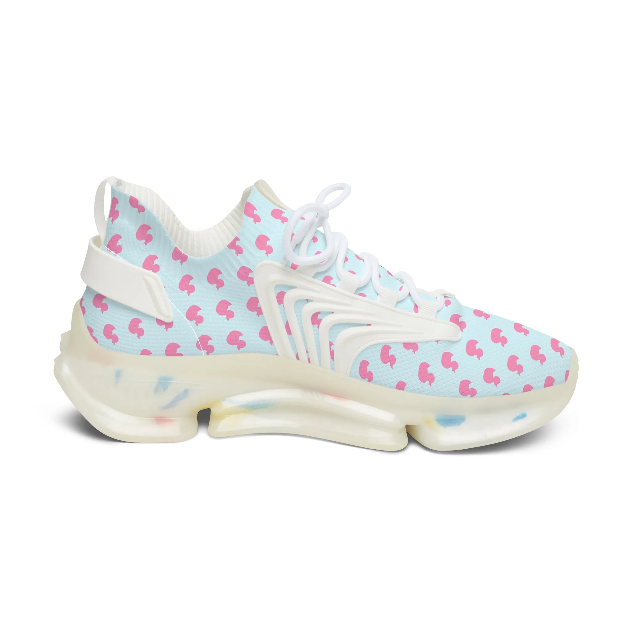 Women's Fun Duck Print Mesh Sneakers - Stylish Footwear for Active Lifestyles