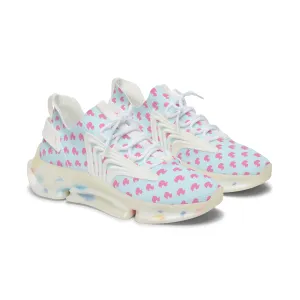 Women's Fun Duck Print Mesh Sneakers - Stylish Footwear for Active Lifestyles