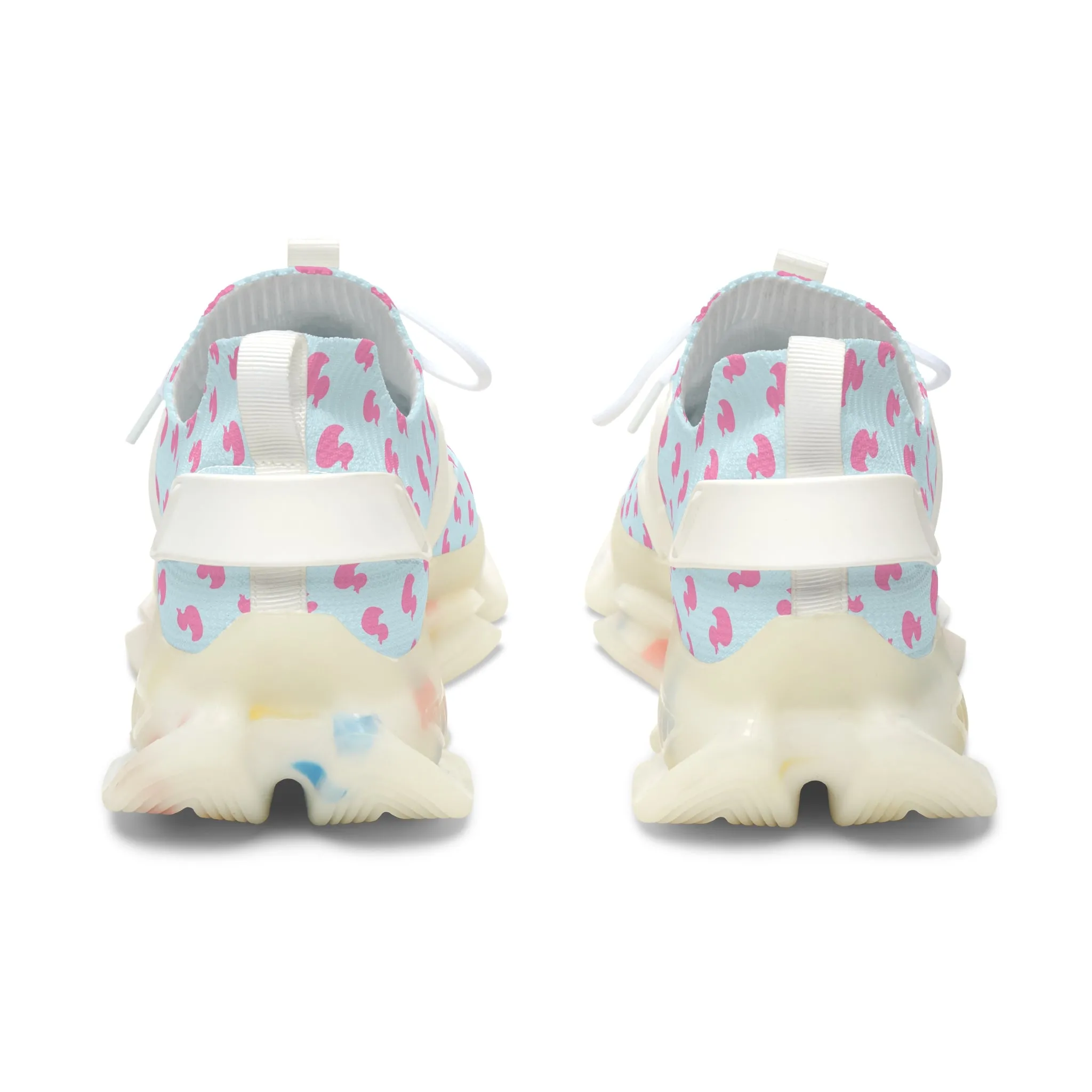 Women's Fun Duck Print Mesh Sneakers - Stylish Footwear for Active Lifestyles