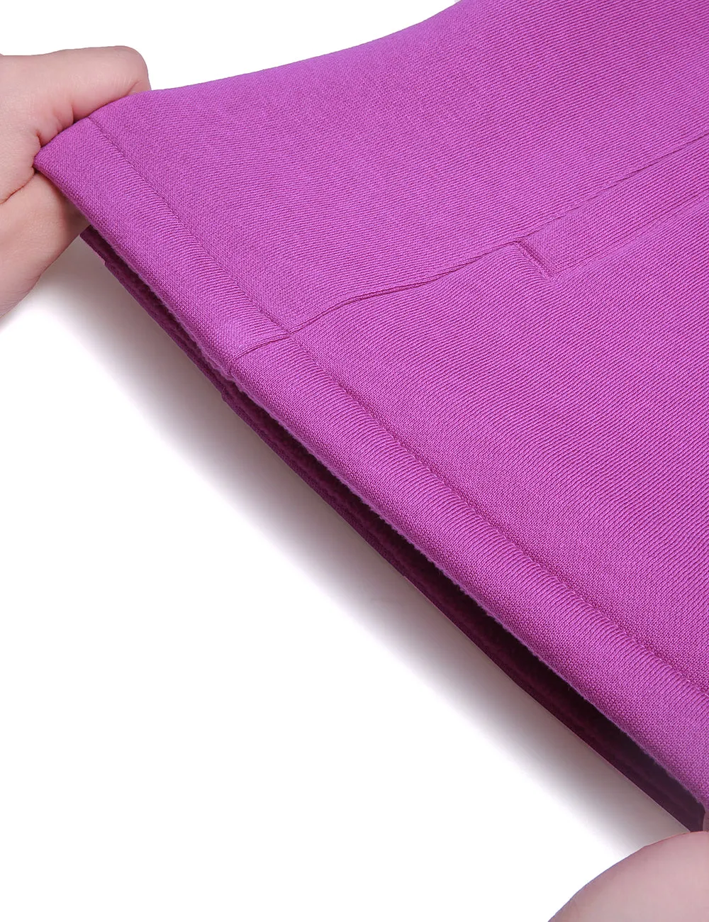 Women's Heated Fleece Vest - Flecking Grey/Purple