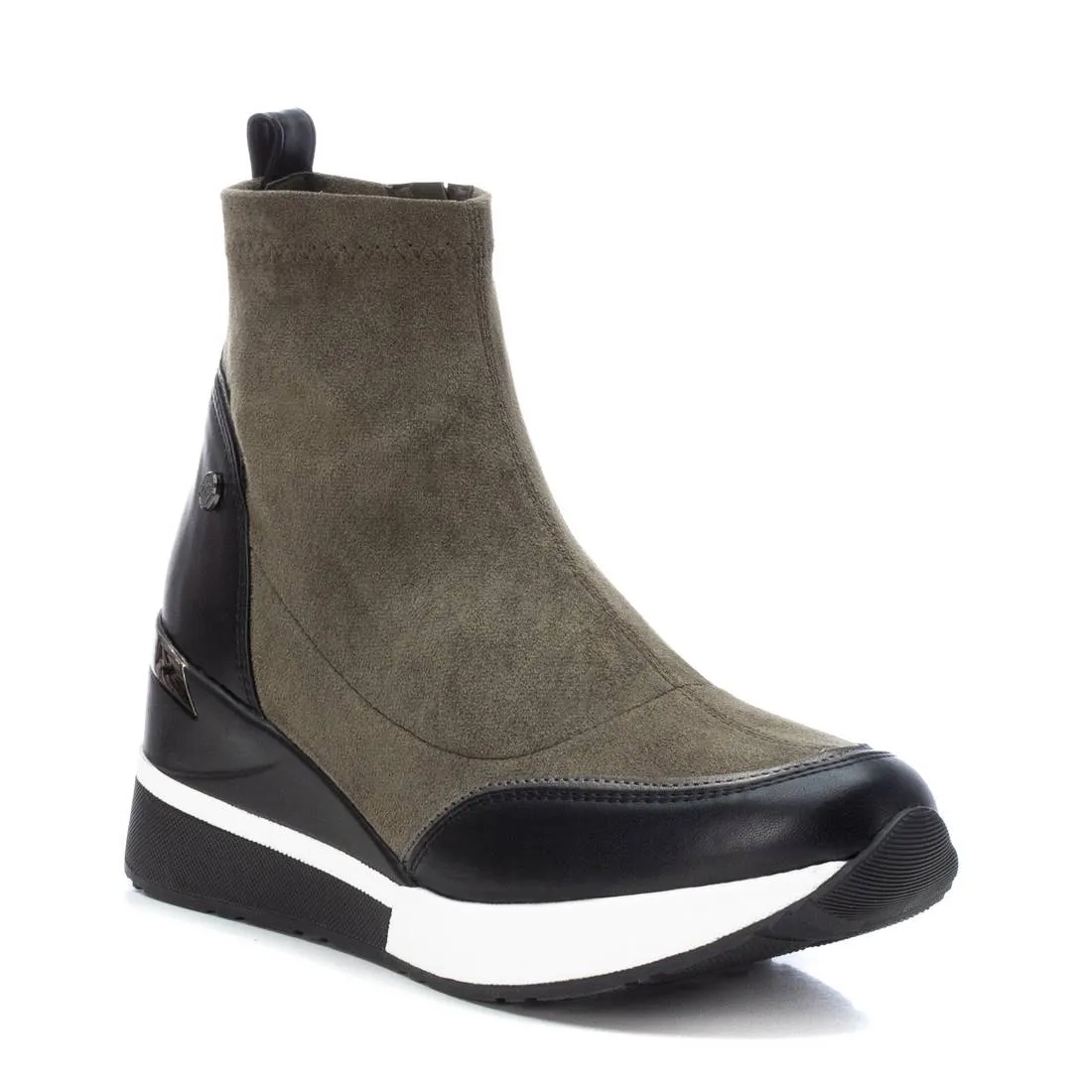 Women's Suede Wedge Booties By XTI 141576