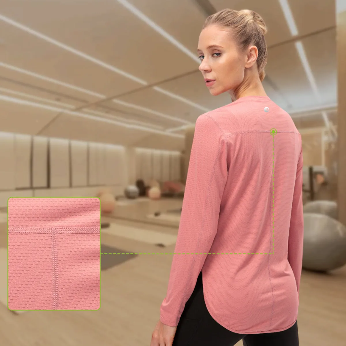 Women's UPF50  Sun Protection Yoga Shirt
