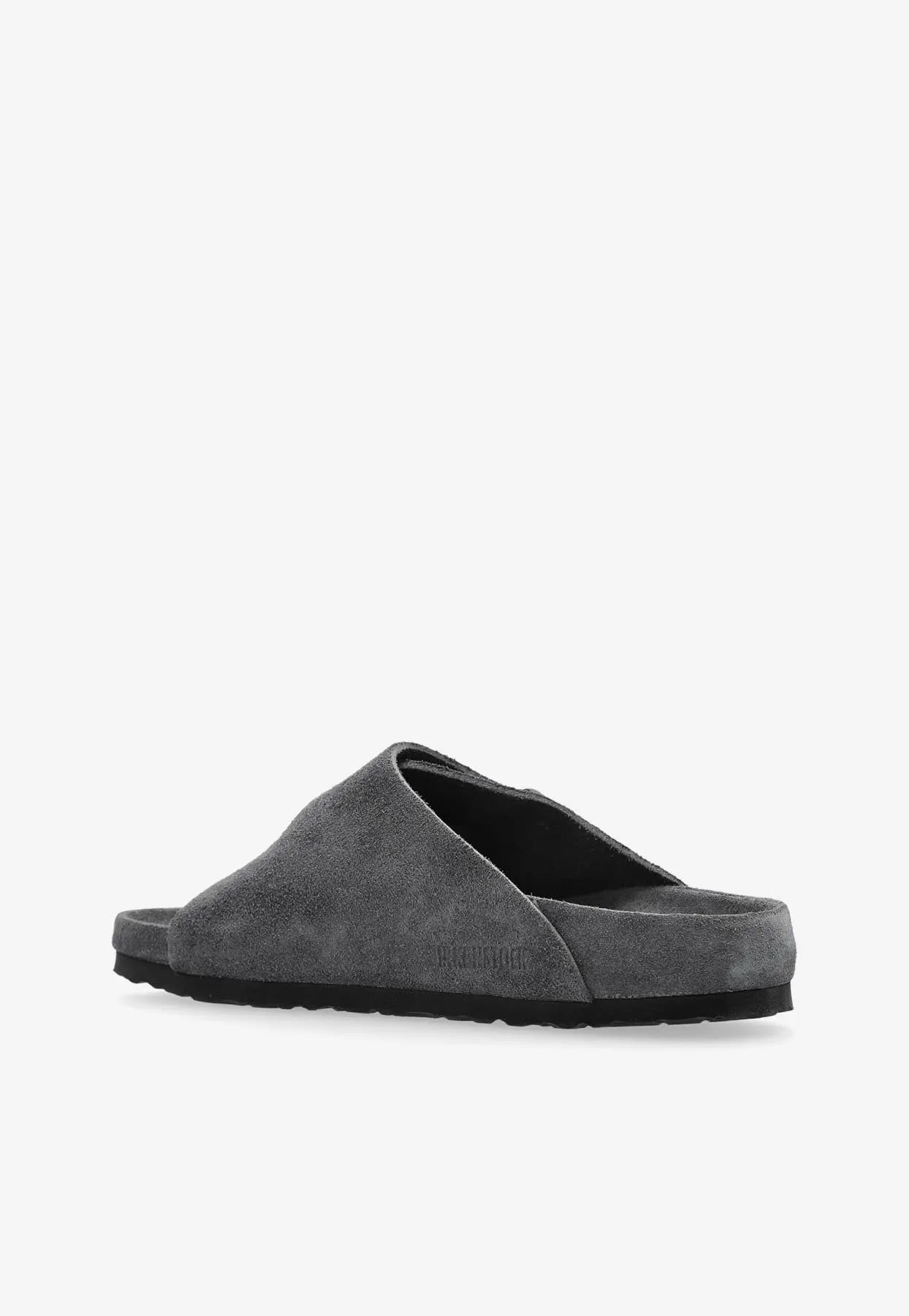 Zürich Double-Buckle Suede Slides